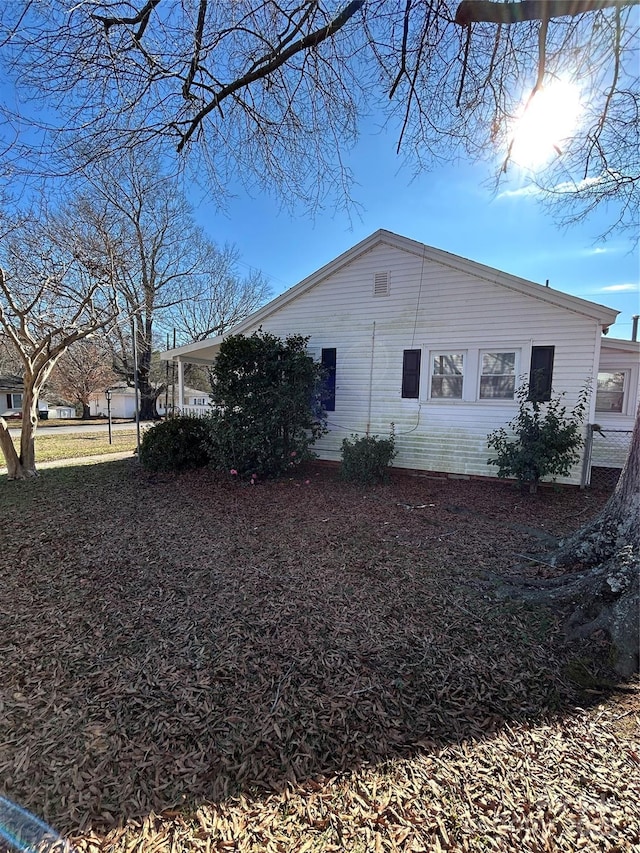 view of property exterior