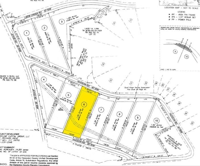 LOT6 Hudson Rd, Summerton SC, 29148 land for sale