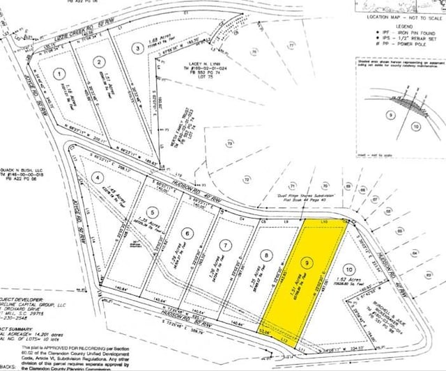 LOT9 Hudson Rd, Summerton SC, 29148 land for sale