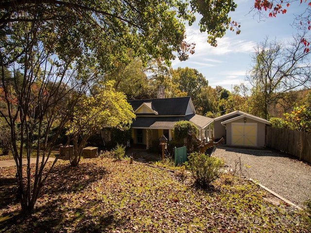 view of front of home