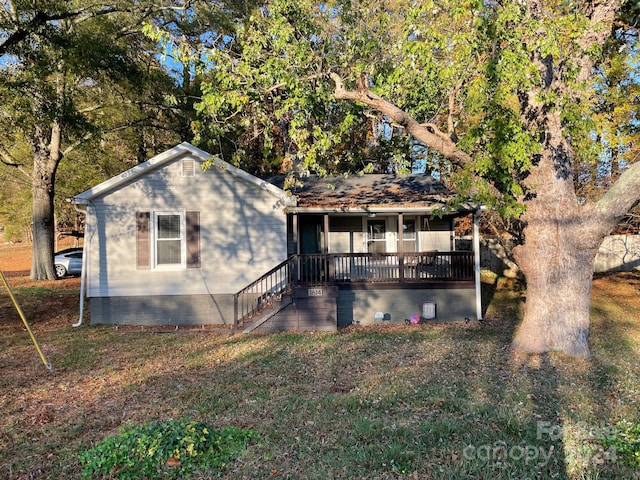 view of rear view of property