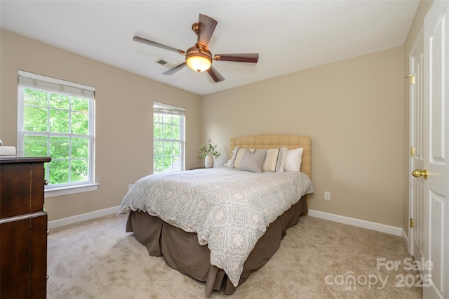 9618 Belloak Ln, Waxhaw, NC 28173 - carpeted bedroom featuring baseboards and ceiling fan