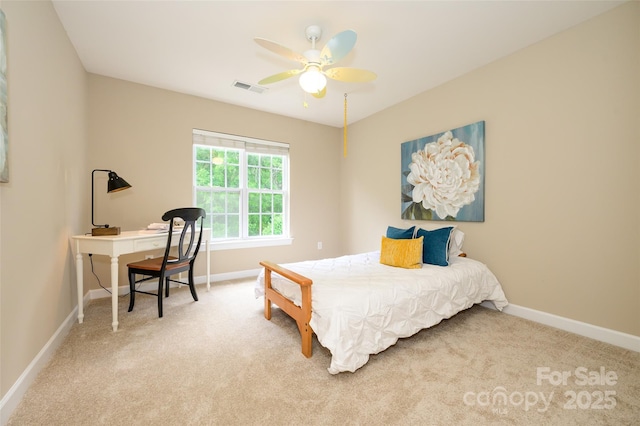 9618 Belloak Ln, Waxhaw, NC 28173 - carpeted bedroom featuring baseboards, a ceiling fan, and an office area