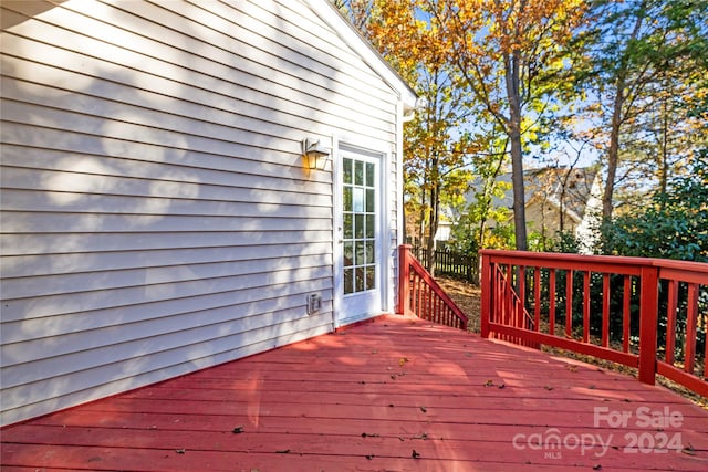 view of deck