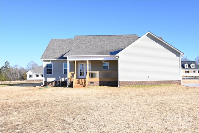 view of front of house with a porch