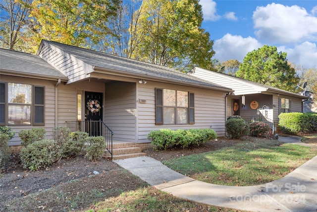 view of ranch-style home