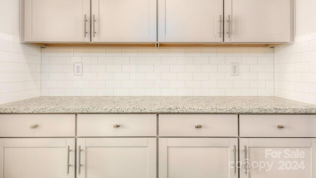 details with decorative backsplash