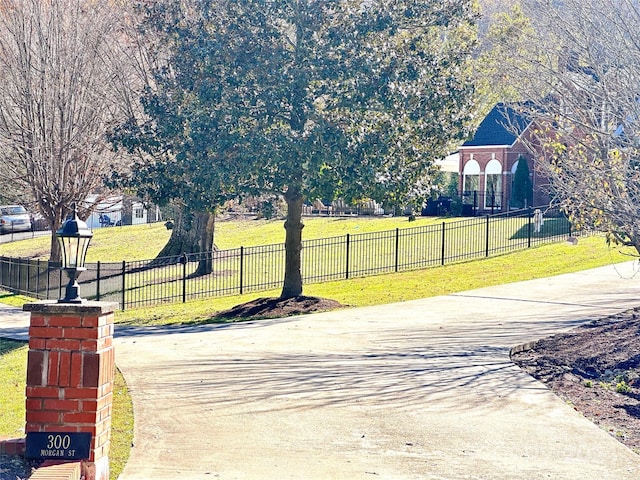 view of road