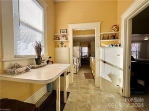 interior space featuring breakfast area