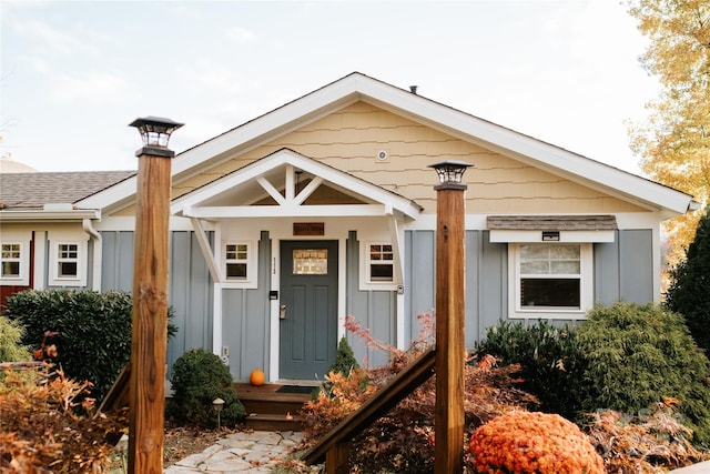 view of front of home