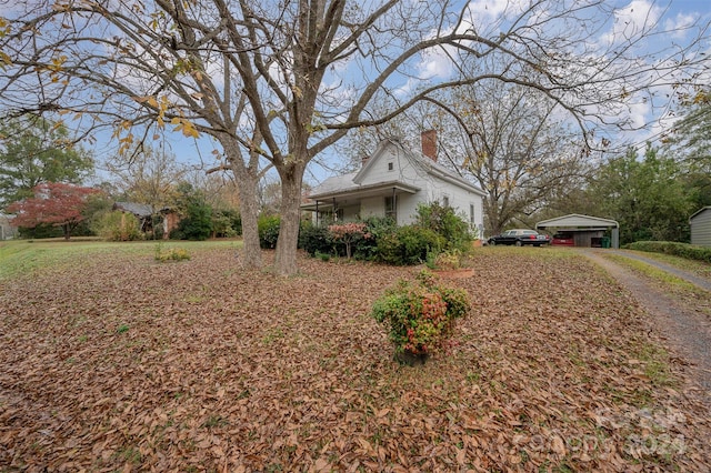 view of side of property