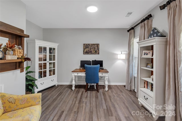 2559 Cypress Oak Ln, Gastonia, NC 28056 - home office featuring wood finished floors and baseboards