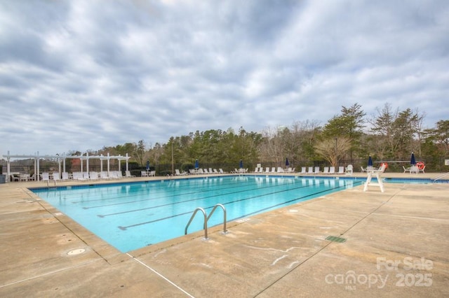 view of pool