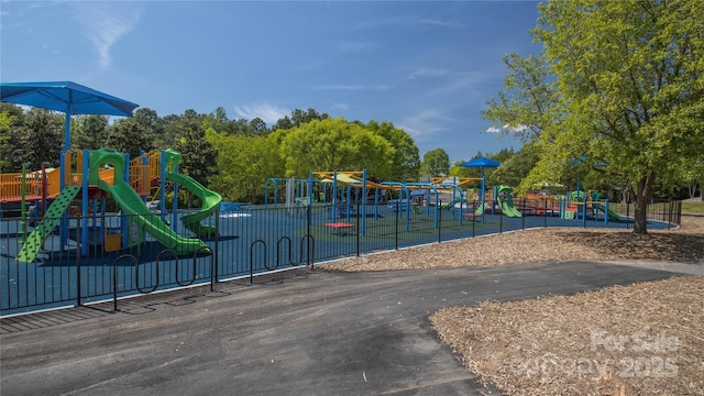 view of play area