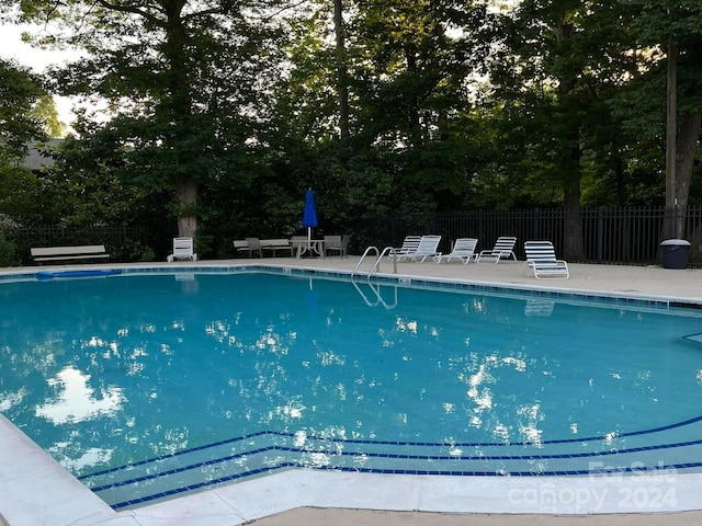 view of pool