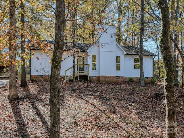 view of back of property