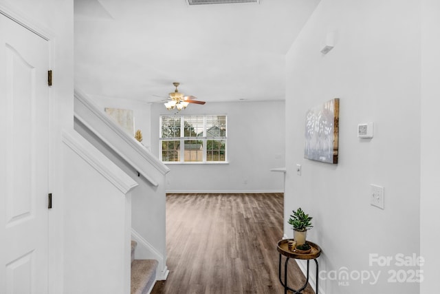 interior space featuring hardwood / wood-style floors