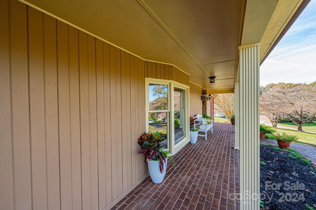 view of patio / terrace featuring covered porch