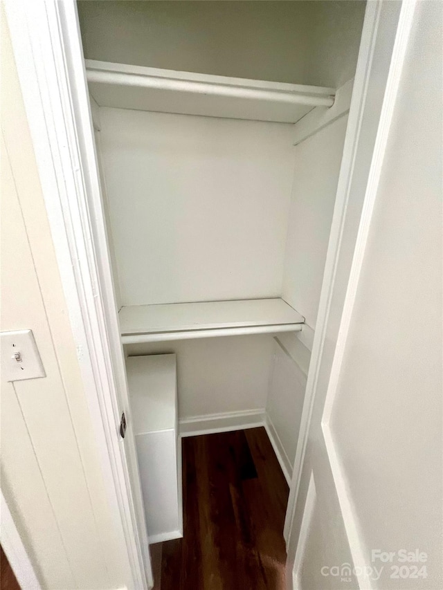 view of closet