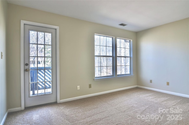 empty room with light carpet