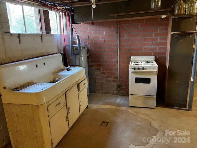 kitchen with gas range gas stove