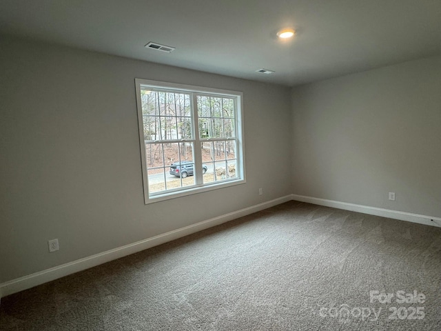 empty room featuring carpet