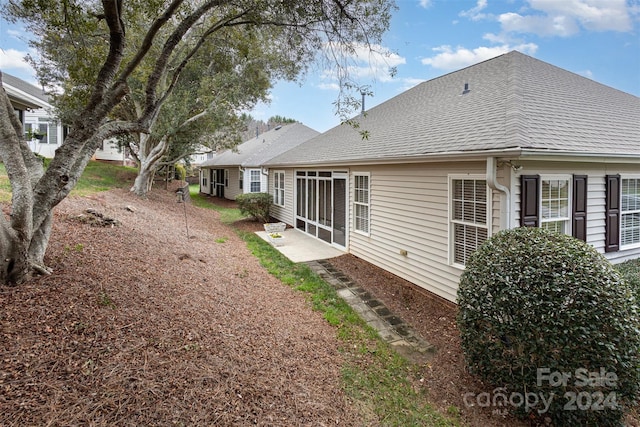 view of back of property