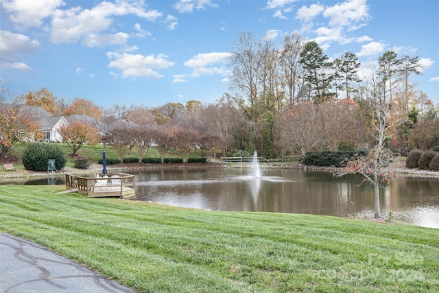 property view of water