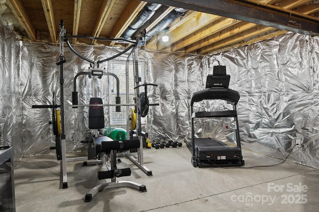 view of exercise room