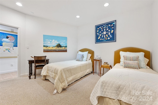 bedroom featuring carpet floors