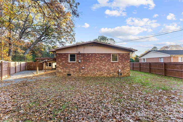 view of rear view of house