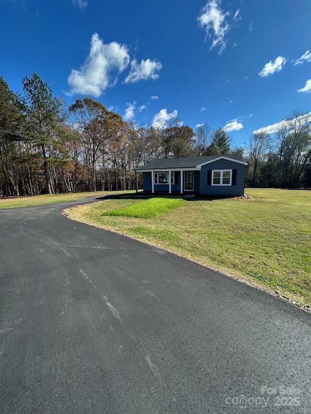 3596 Bethany Church Rd, Claremont, NC 28610 - single story home featuring asphalt driveway and a front yard