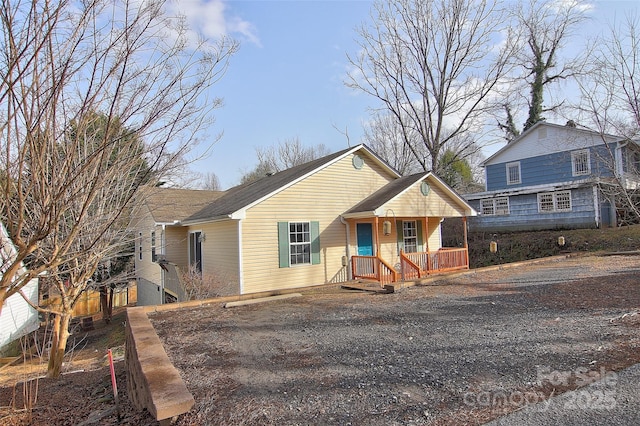 view of front of house