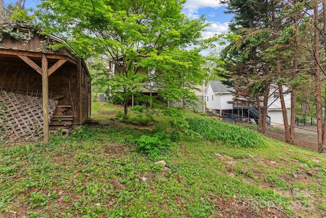 view of yard