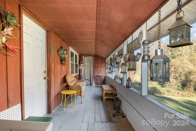 balcony with a porch