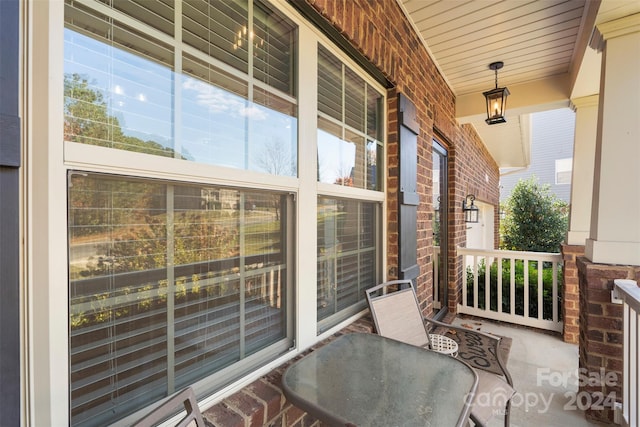 view of patio / terrace featuring covered porch