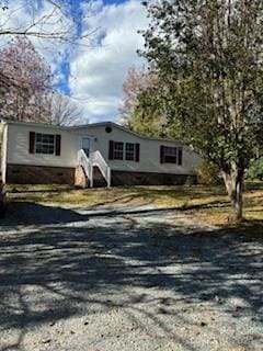 view of front of home