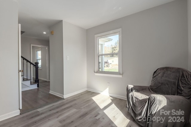 7704 Cedar Bluff Ln, Charlotte, NC 28227 - living area featuring wood-type flooring