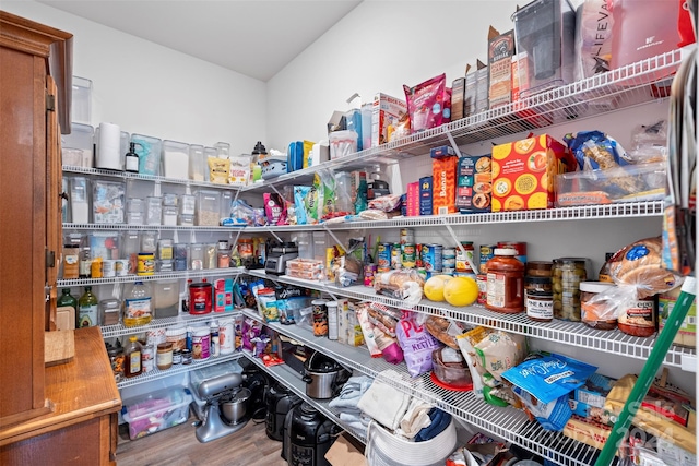 view of pantry