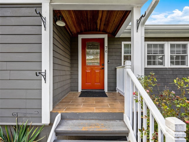 view of entrance to property