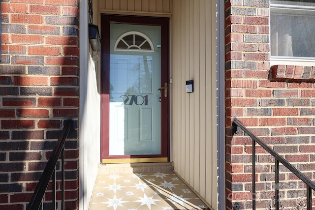 view of entrance to property