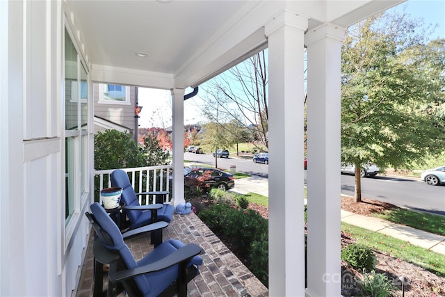 view of patio / terrace featuring a porch