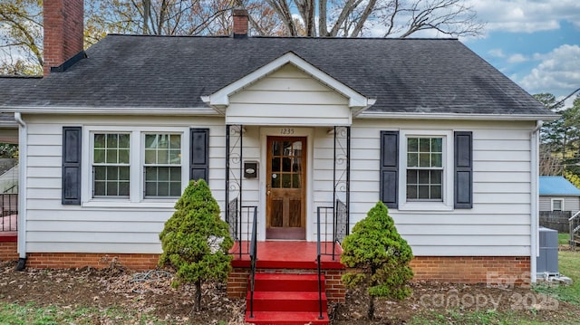 view of bungalow-style house