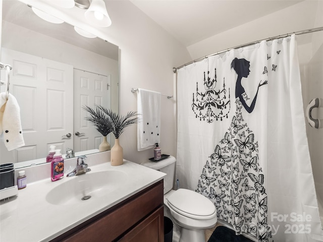 503 Rosebud Orchid Way, Weaverville, NC 28787 - full bath featuring vanity, toilet, and a shower with shower curtain