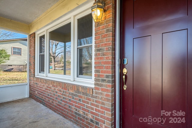 view of entrance to property