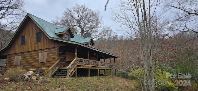 view of rear view of house