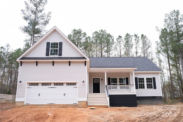 view of front of house with covered porch