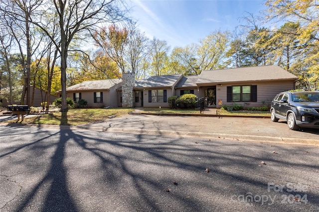 view of ranch-style house