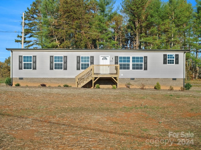 view of manufactured / mobile home