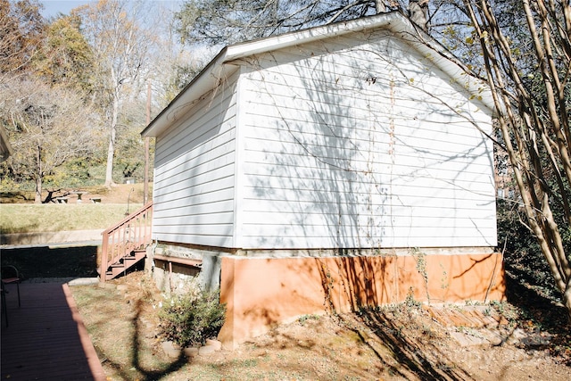 view of side of property